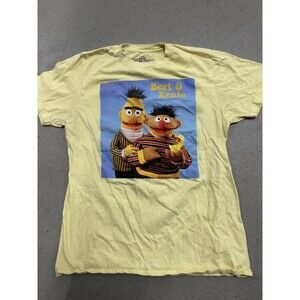 Bert and Ernie Sesame Street Classic Yellow t-shirt - M